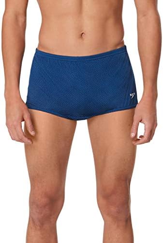 Speedo Men's Poly Mesh Square Leg Swimsuit