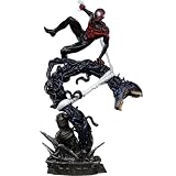 Iron Studios Statue BDS Art Scale 1/10 Miles Morales Diorama Homme Vs Méchants 32 cm