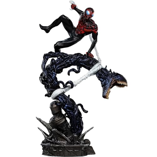 Iron Studios Statue BDS Art Scale 1/10 Miles Morales Diorama Man vs Villains 32 cm