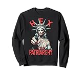hex il patriarcato zombie liberty femminista halloween gothic felpa