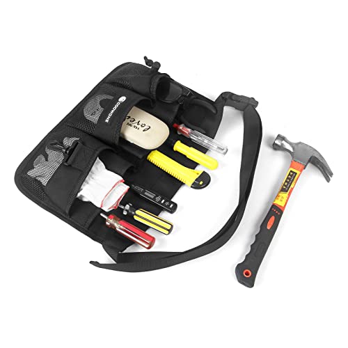 Tool Belts For Men, Florist Tool Bag, Utility Garden Tool Belt, Gardening Tool Pouch, Woodwork, Florists, Construction, Carpenter, Diy, With 7 Pockets, Adjustable Waist Tool Pouches (Black) #TOP1