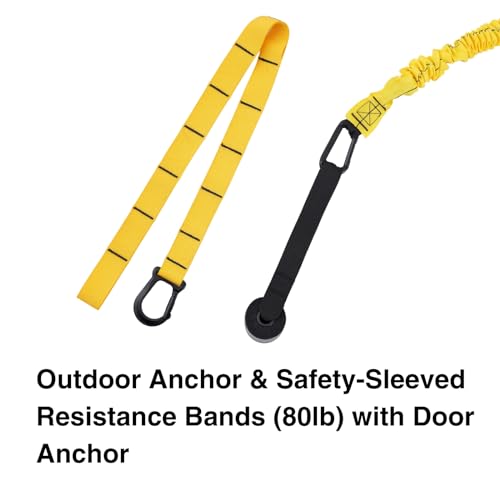 Swing Trainer for Golf/Baseball/Tennis Improvement, Resistance Cord(80lbs) with Workout Bar, Rotational Movements Exercise in Core Training - Thumbnail 5