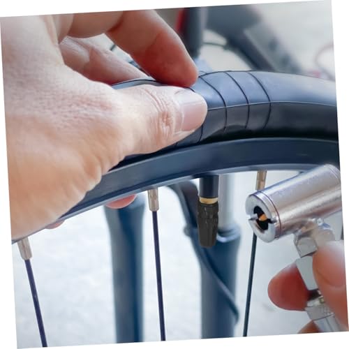 Adaptadores de válvula de neumático para bicicleta de aleación de aluminio Luxshiny, 10 piezas, de válvula francesa a americana para neumáticos y tubos de ciclismo miniatura 5