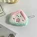 Plush House Coin Purse Cartoon Change Purse Fashion Headphone Bag for Storage Coin Key Jewelry Earphones Data Cables and More