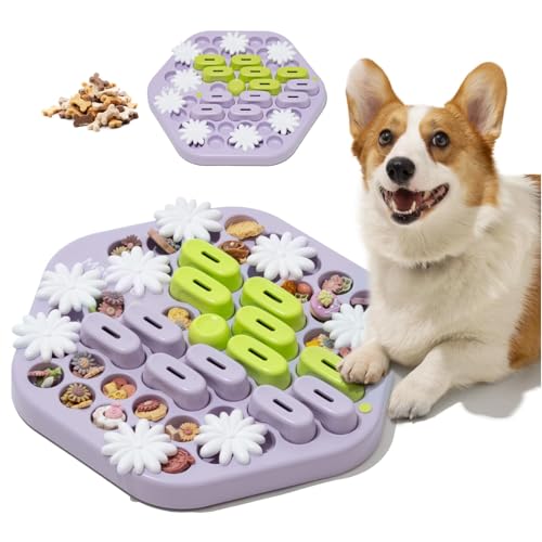 MEWOOFUN Brinquedo de quebra-cabeça para cães inteligentes, brinq...