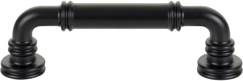Top Knobs Cranford Pull 3 3/4 Inch (c-c) Flat Black