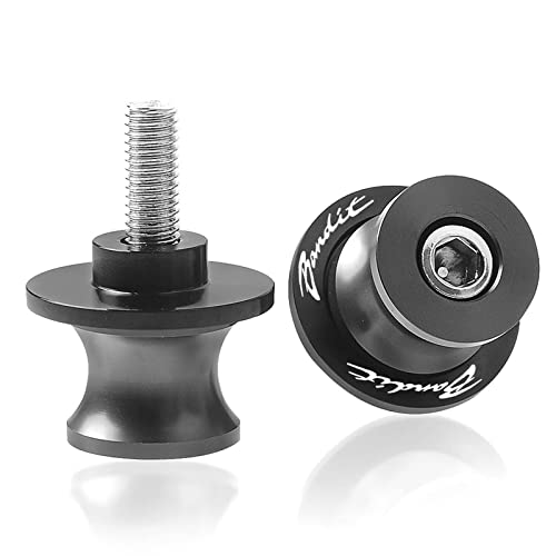 fweniuf Deslizador Marco Moto Spools Spools for S-Uzuki Bandit 1250 250 400 600 60 0s 650 gsf650 Bandit 1200 Bandit250 8mm Soporte de Motocicleta Sworkarm Spools Slider Tornillo de Soporte Cover