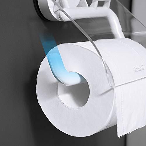 ノーパンチ式壁掛け式アイデア個性吸盤二重浴室トイレホルダー Amazon.co.jp: ノンマーキングパンチフリー吸盤トイレット