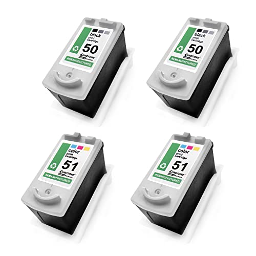 Cartouches pour Canon IP 2200 Eurotone fini les textes flous avec PG50 CL51