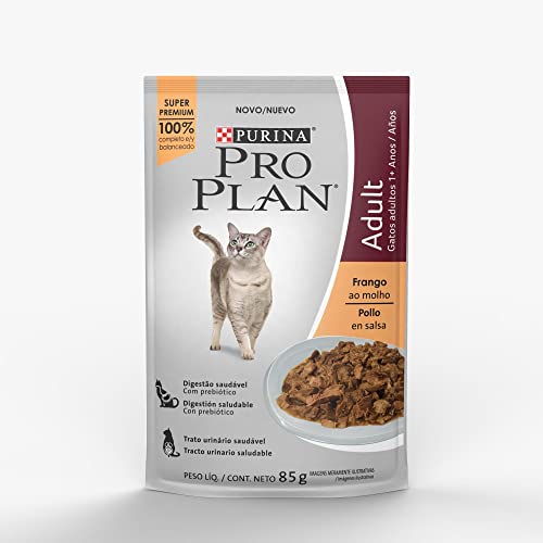 Purina Ração Úmida Proplan Para Gatos Sachê Sabor Frango - 85G