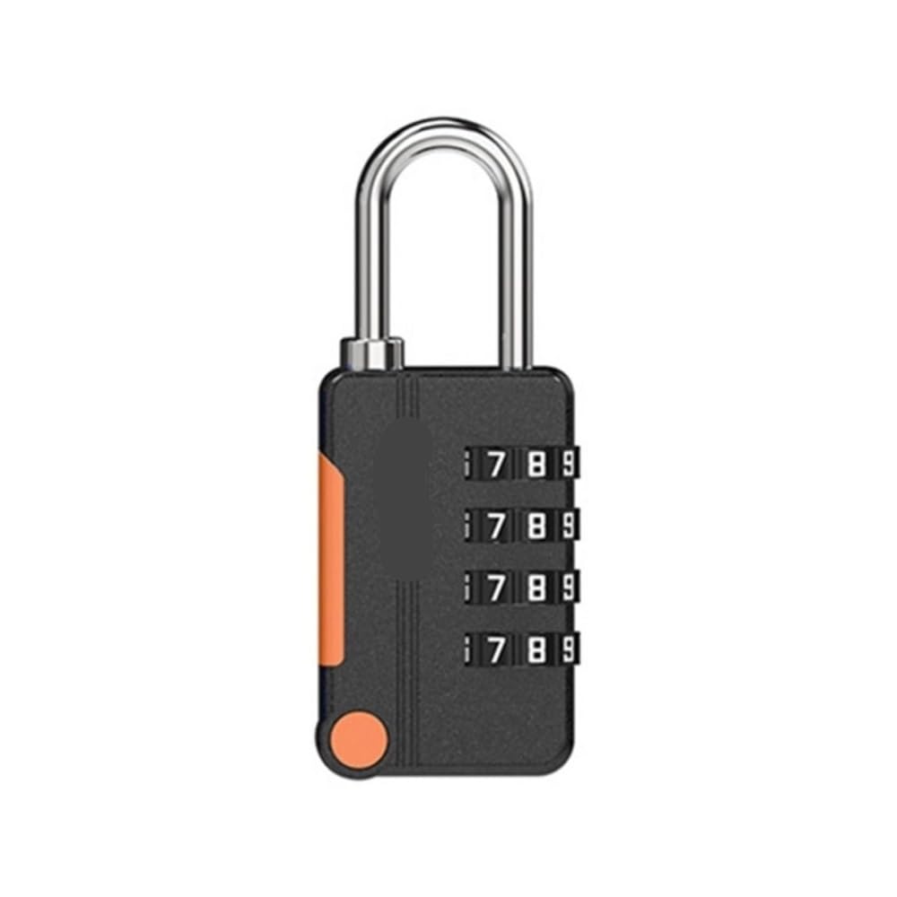 Gnyvzxplq A Black Suitcase Locks, 4 Digit Combination Zinc Alloy Padlock Travel Luggage Suitcase Multicolor(A Black)