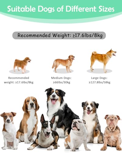 WANFIRE Freihandleinen für Hunde, Hundeleine für Mittelgroße Hund,Joggingleine Hunde Zum Gehen Joggen Laufen Training Dog Leash. (1.5-2.7m)