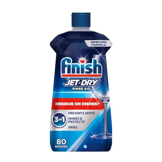Finish Jet-Dry Rinse Aid, Dishwasher Rinse Agent & Drying Agent, 8.45 Fl Oz (Packaging May Vary)