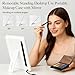 GREENSAPPIRE Travel Makeup Bag with LED Mirror Vanity Case Modes Adjustable Dividers Makeup Case for Women Travel Makeup Organiser Bag for Brushes Jewelry Toiletries (Black)