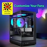 Okinos Aqua UNO Micro ATX Case, solo custodia, ventole non incluse, nessun supporto per radiatore, lunghezza massima GPU 309 mm, vetro temperato panoramico a sgancio rapido, frontale e laterale, tipo - 10