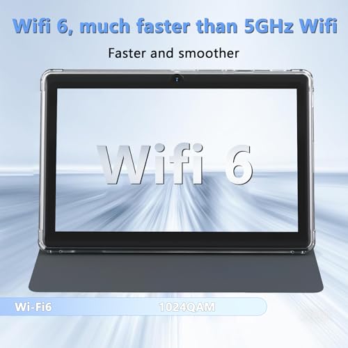 Image of WUIUHOU 7 inch Android Tablet, 7'' HD IPS Touchscreent, Quad-Core, 8GB (5GB Expansion) RAM&32GB ROM 1TB Expand, 2MP + 5MP Dual Camera, WiFi 6 Bluetooth 3000 mAh Battery Tab Tableta with Case.
