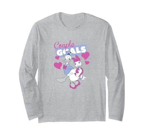 T-shirt Donald et Daisy Disney à manches longues : finis les looks de couple banals