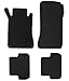 Produktbild Octagon Gummi-Fussmatten Automatten fahrzeugspezifisch mit schwarzer Ledereinfassung