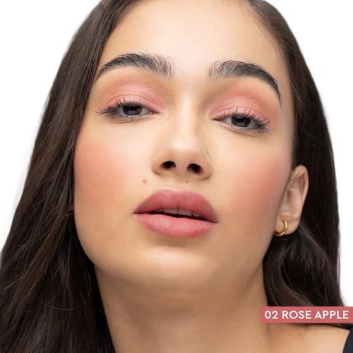 Image of Kiro Afterglow Lip & Cheek Tint - Rose Apple, 5g | Hydrating, Buildable, Lightweight | Infused with Hyaluronic Acid, Crambe Seed Oil & Rosehip Oil | Natural Flush, Non-Patchy Finish (Pack of 2)