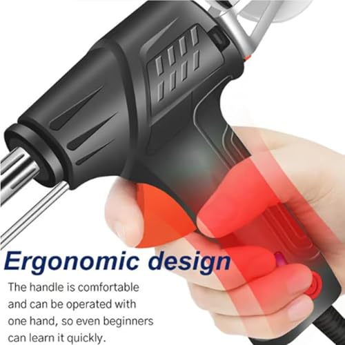 Soldadora Láser Portátil 60W, Pistola Multifunción para Corte y Desoxidación, Herramienta Ergonómica de Mano para Electrónica y D I Y con Calentamiento Rápido