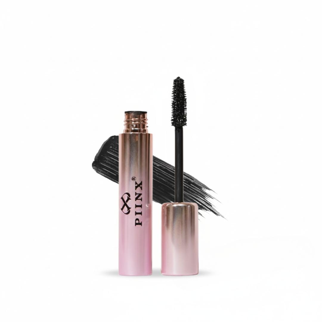 PIINX Volumizing Mascara, Waterproof, Black, Smudge-proof, Long-Lasting, Clump-free Formula, Liquid, All Skin Types, 7 ml-image-42