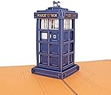 Thank You 3D Greeting Cards - TARDIS of DOCTOR WHO,Encouragement Card,Birthday Card,Graduation Card,3D Pop Up Card,Birthday Gifts by AITpaperart