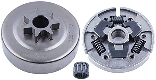 HAISHINE .325"7 Dientes Embrague Cadena Piñón Llanta Rueda Kit de rodamiento para STIHL MS250 MS230 MS210 025 023 021 Piezas de Motosierra Cover
