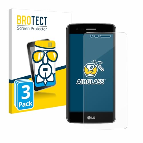 BROTECT Protector Pantalla Cristal para LG K8 2017 Protector Vidrio (3 Unidades) - [Dureza 9H, Anti-Arañazos]