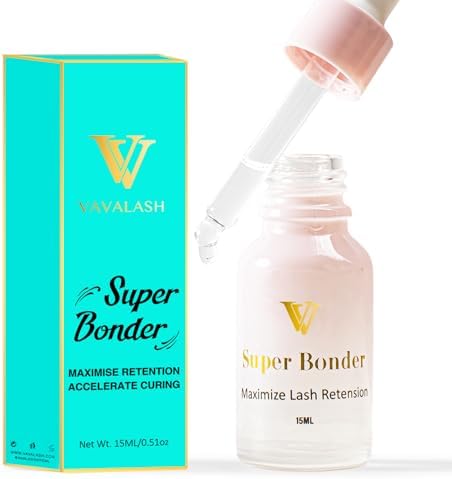 VAVALASH Lash Bonder for Eyelash Extensions Super Lash Bonder for Lash Extensions Glue Accelerator Increase Lash Retention Accelerate Drying Time Water Oil Proof Professional Eyelash Supplies(15ml)