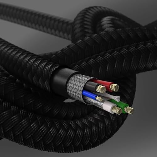 Câble USB-C vers Lightning de 2M résistant aux torsions pour une charge rapide
