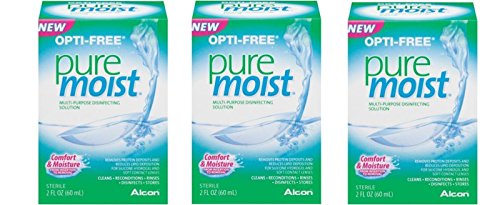 Alcon Puremoist Multi-Purpose Disinfecting Solution 2 Oz Travel Size (Pack Of 3)