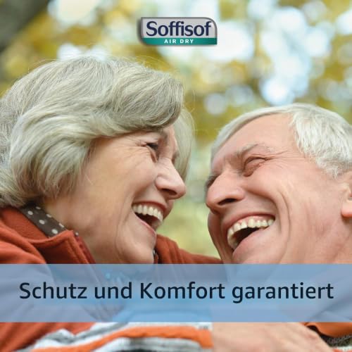 Soffisof Air Dry Windeln für Erwachsene Maxi XXXL - Inkontinenz Slip - Einzelpackung mit 15 Windelhosen, 9 Tropfen - Windelslip Erwachsene