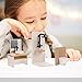 JOINPAYA 1set Dollhouse Bathroom Set: Dollhouse Bathroom Furniture Accessories 1 12 Scale Mini Shower Room AdornmentsSink Scale Shower Toilet Bathtub Stool for Doll Accessories