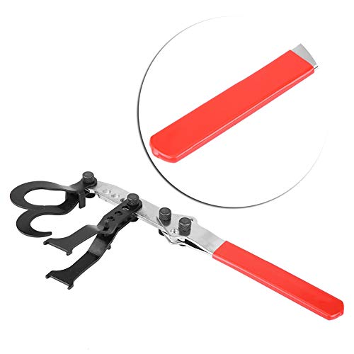 Federkompressor Stahl Schwarz Silber Rot Zylinderkopfventil Federkompressor Schaftdichtung Ersatzwerkzeug Ersatz für OHV OHC Motoren 797G 28.1OZ