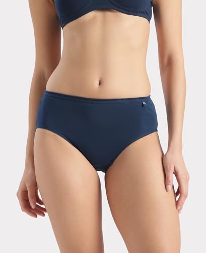 Image of Jockey 1406 Women's High Coverage Super Combed Cotton Mid Waist Hipster with Concealed Waistband and Stay Fresh Treatment (Pack of 5 Colors & Prints May Vary)
