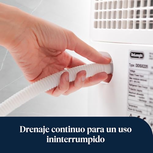 De’Longhi Tasciugo AriaDry Multi - Deshumidificador Doméstico Portátil, 25L/Día de deshumidificación, Función Secado de Ropa, Anti-Moho, Silencioso, Temporizador, Blanco (DDSX225) - imagen 8