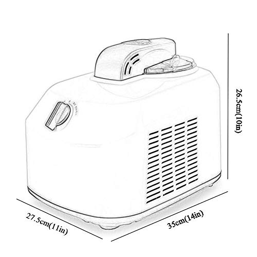 LLSS Eismaschine ohne Kühlung, Sorbet-Tiefkühlmaschine, Eismaschine für zu Hause, eingebauter Gefrierschrank – Bild 8