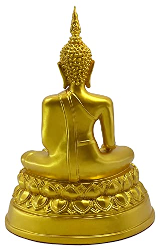 Estatua Buda Dorada de 9 pulgadas para Decoración miniatura 4