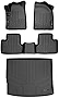 SMARTLINER Custom Fit Floor Mats and Cargo Liner Set Black for 2014-2022 Jeep Cherokee - All Models