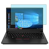 Vaxson Lot de 2 films de protection d'écran anti-lumière bleue pour Lenovo ThinkPad E14 Gen 2 2020 14', filtre TPU