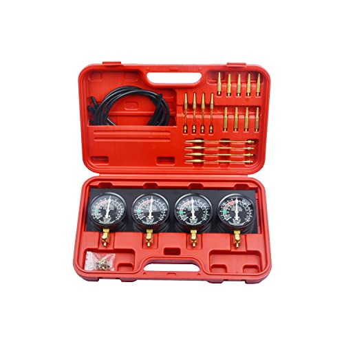 Carburador de vacío de combustible Sincronizar carbohidratos Balance Sync Gauge Set Auto Tool 4 Kit para GS CB KZ XS 550 650 750 850 Cover