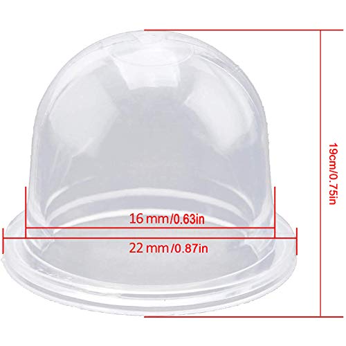 Poweka New Pack Of 5 Replace Primer Bulb Bulbs Pump Compatible With Ryobi Craftsman Homelite P/N 561635001 Zama 0057003 0057004 Echo 12538108660 #TOP1