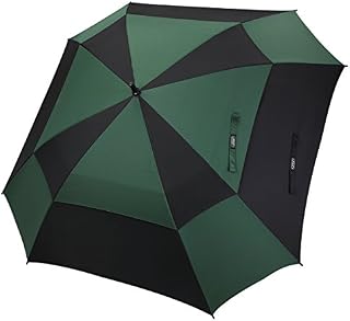 G4Free Extra Large Square-Shape Golf Umbrella 62 Inch Oversize Double Canopy Vented Umbrella