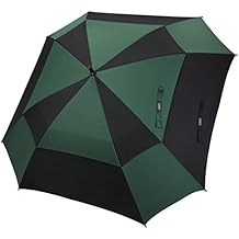 G4Free Extra Large Golf Umbrella 62/68 inch Square Vented Windproof Auto Open Double Canopy Oversized Stick Umbrella