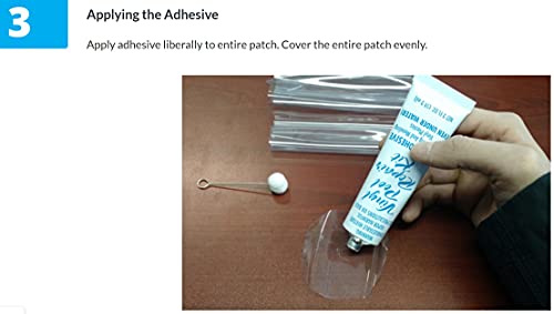 Atie Heavy-Duty Vinyl Liner Pool Repair Patch Adhesive Glue Kit For Above Ground Inflatable Pools With Water Leak Or Inflatable Pool Float, Toy, And Lounge With Air Leak - Work Under Water (1 Pack) #TOP4