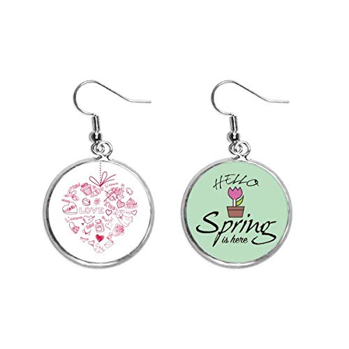 Pendientes de San Valentín y corazón rojo de ángel para lucir en tus citas de primavera