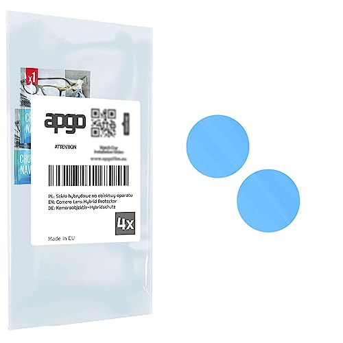 apgo Protector de lente 4x Protector de lente de cámara híbrido para Apple iPhone 15, protección de cámara, protector de lente de cámara 9H