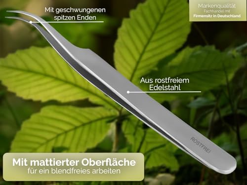 InstrumenteNrw Zeckenzange für Hunde Zeckenpinzette Katze Edelstahl Rostfrei Pinzette Silber für die Zeckenentfernung bei Haustieren 11,5 cm