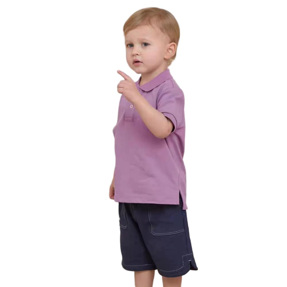 CYBHSM - Maglietta estiva per bambini e neonati, a maniche corte, casual, per sport all'aria aperta