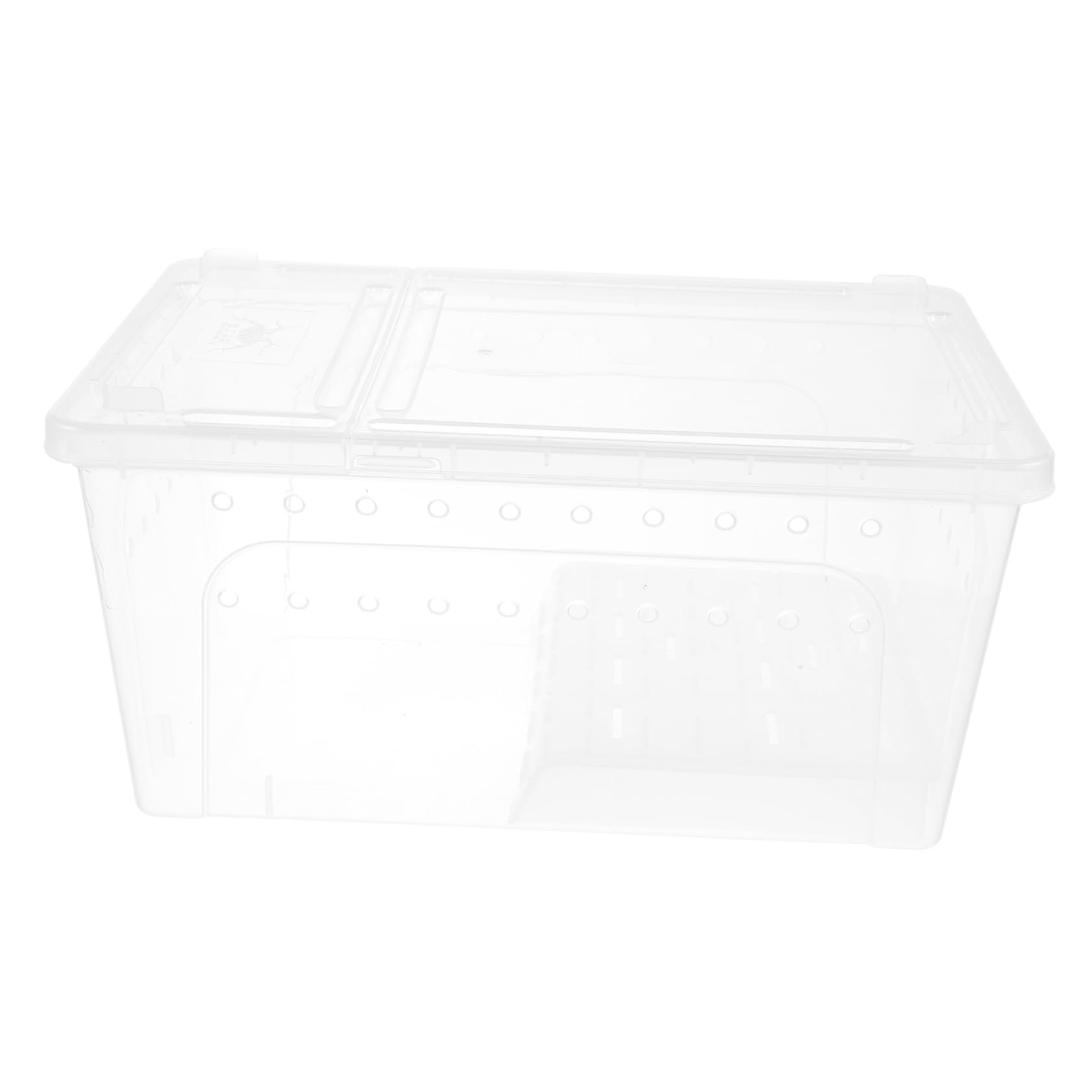 Sosoport Vasca per Rettili e Tartarughe con Piattaforma in Plastica, Area Riposo e Alimentazione, Facile Osservazione e capacità di Arrampicata, per Ambiente Domestico